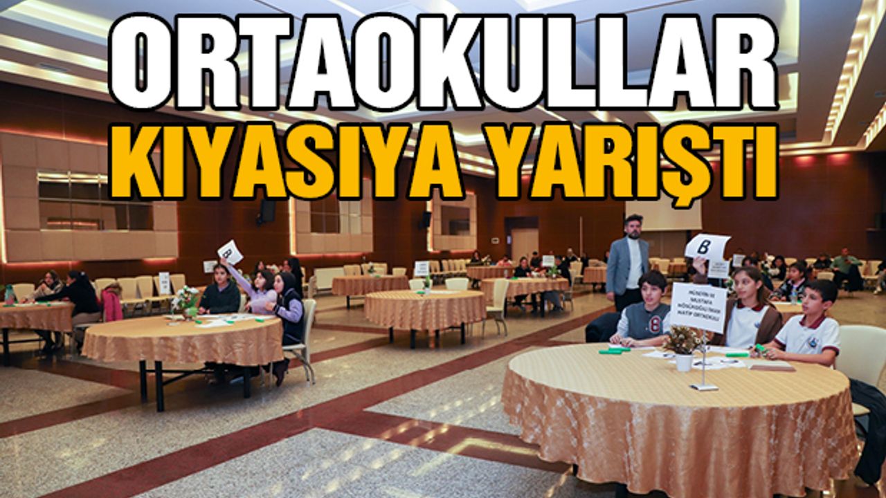 Şehitkamil’deki Ortaokullar kıyasıya yarıştı