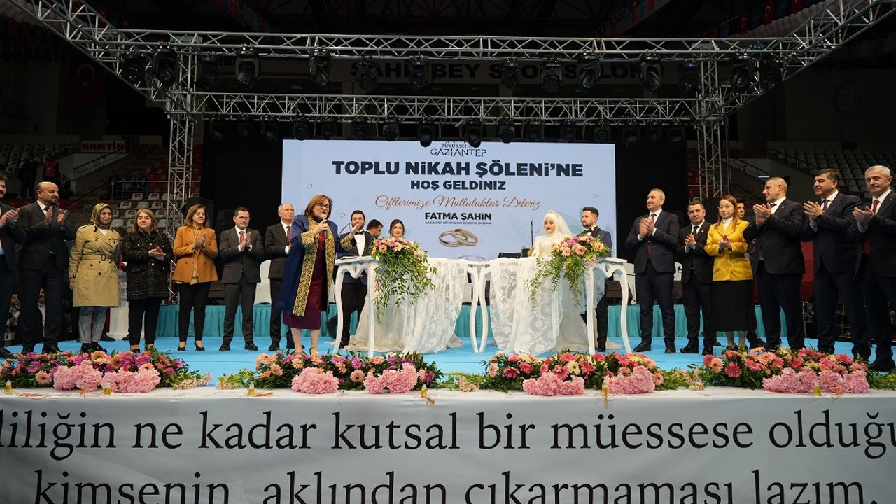Gaziantep’te 250 Çift Mutluluğa İlk Adımı Attı