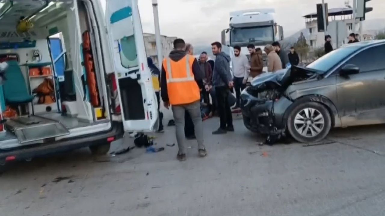 Gaziantep’te yürekler ağza geldi! Kaza geliyorum demedi!