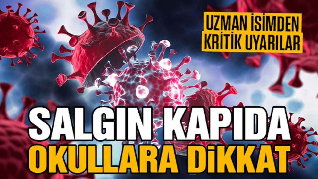 Salgın Kapıda! Uzmanından Uyarı: Okullara Dikkat