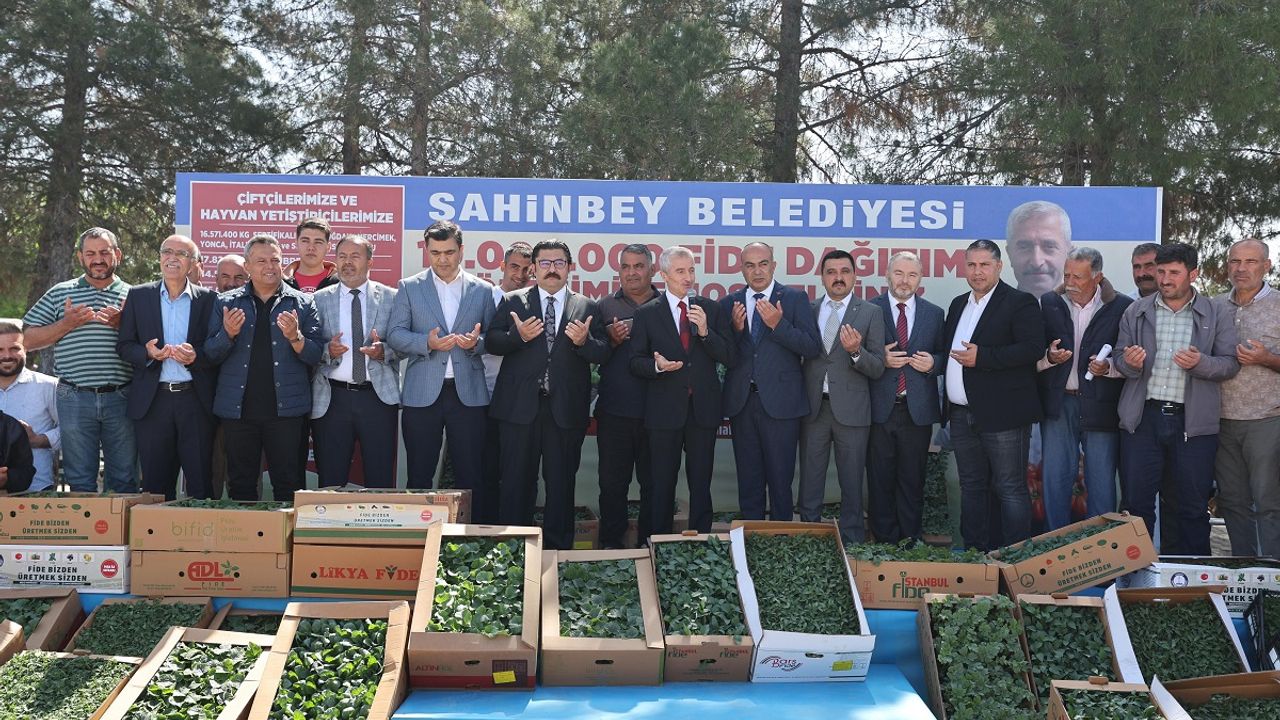 Şahinbey’de 10 Milyon Fide Dağıtımı Başladı!
