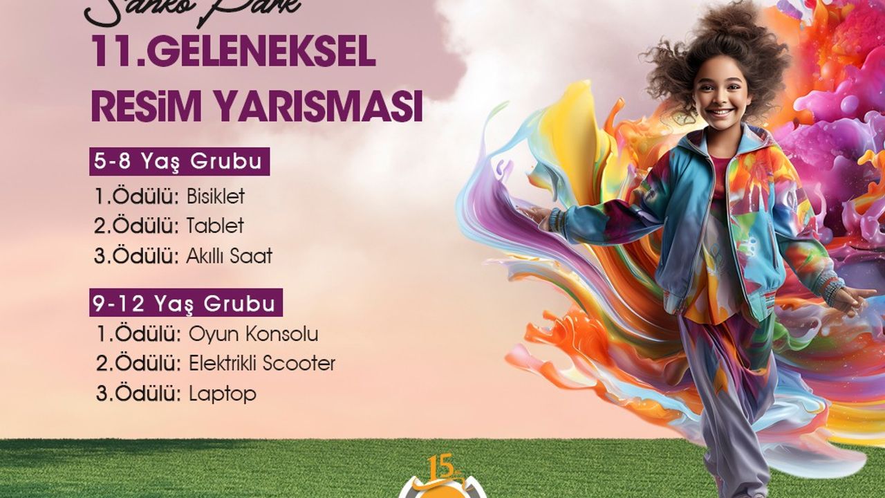 Sanko Park 23 Nisan’a Özel Ödüllü Resim Yarışması Düzenliyor
