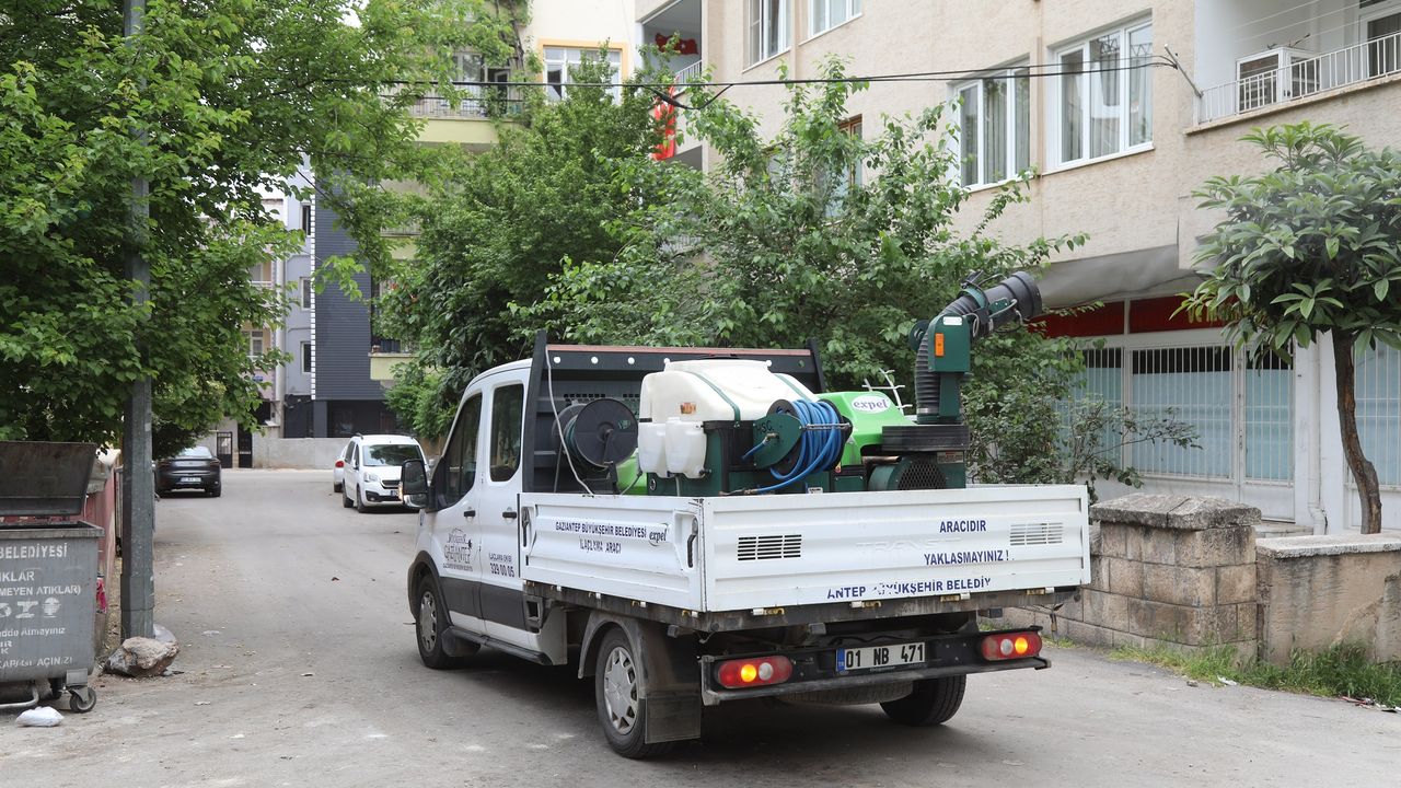 Gaziantep’te Haşerelere Karşı Çalışmalar Devam Ediyor!