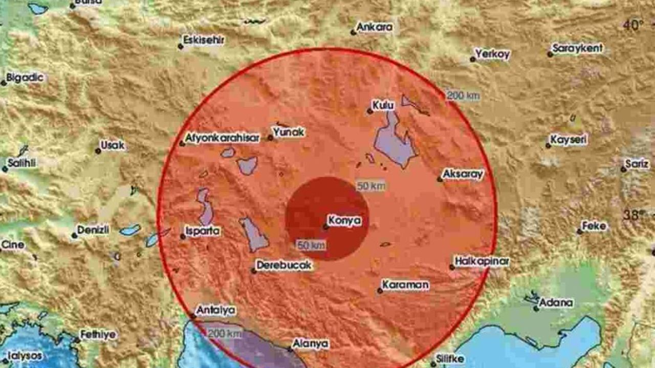 AFAD Açıkladı! Konya’da Deprem Oldu!