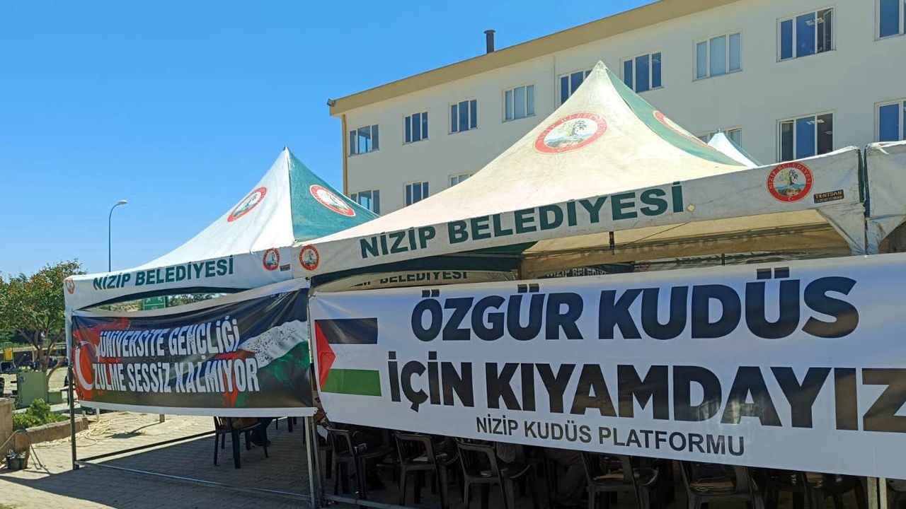 GAÜN’de Gazze Protestosu!