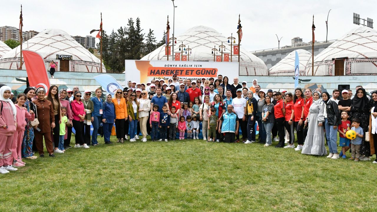 Gaziantep'te 10 Mayıs Dünya Sağlık İçin Hareket Et Günü Kutlandı!