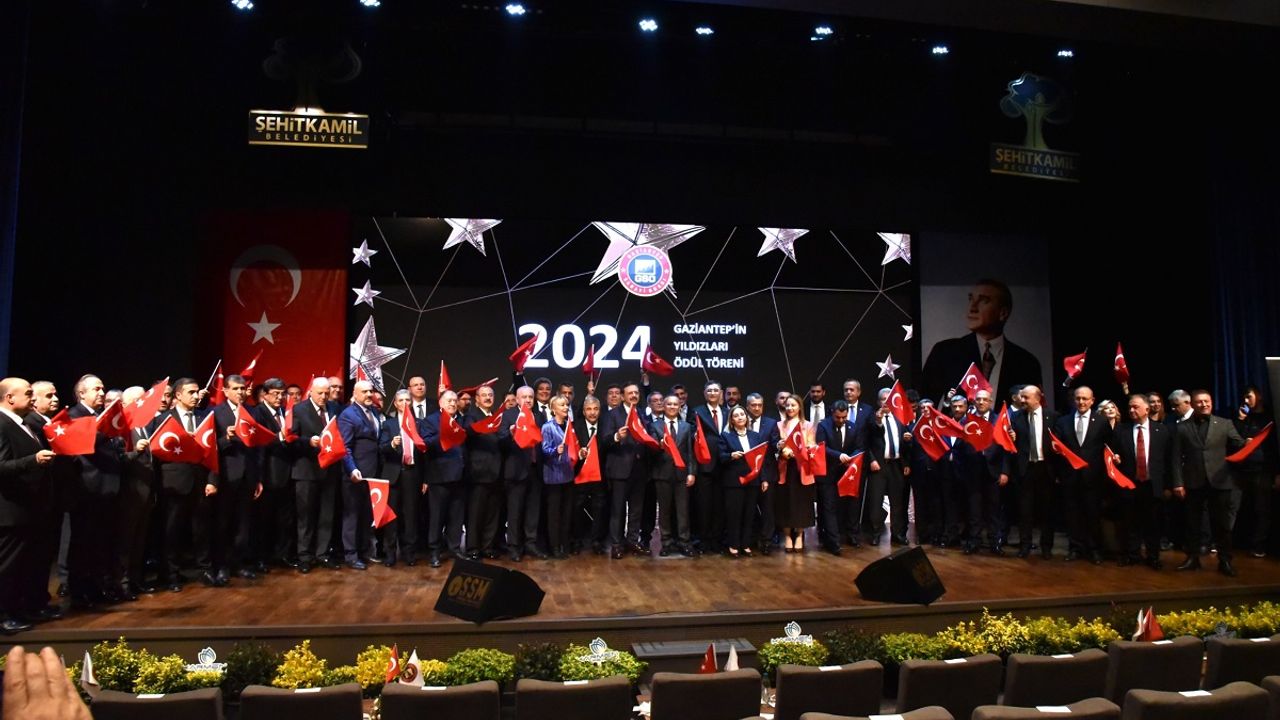 GSO Gaziantep’in Yıldızları Ödül Töreni gerçekleştirildi
