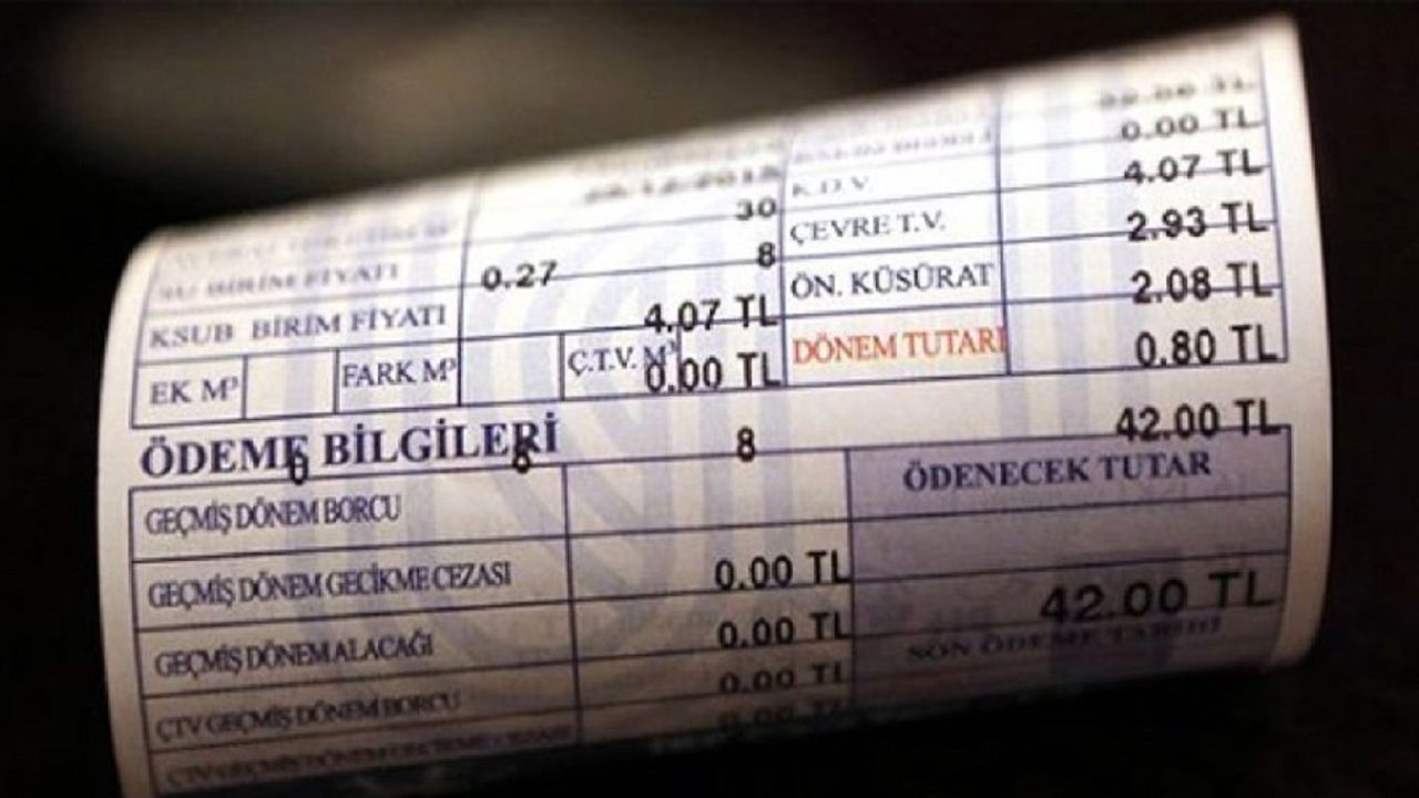 Elektrikten sonra sıra ona geldi, su faturalarında o tarihte her şey değişecek