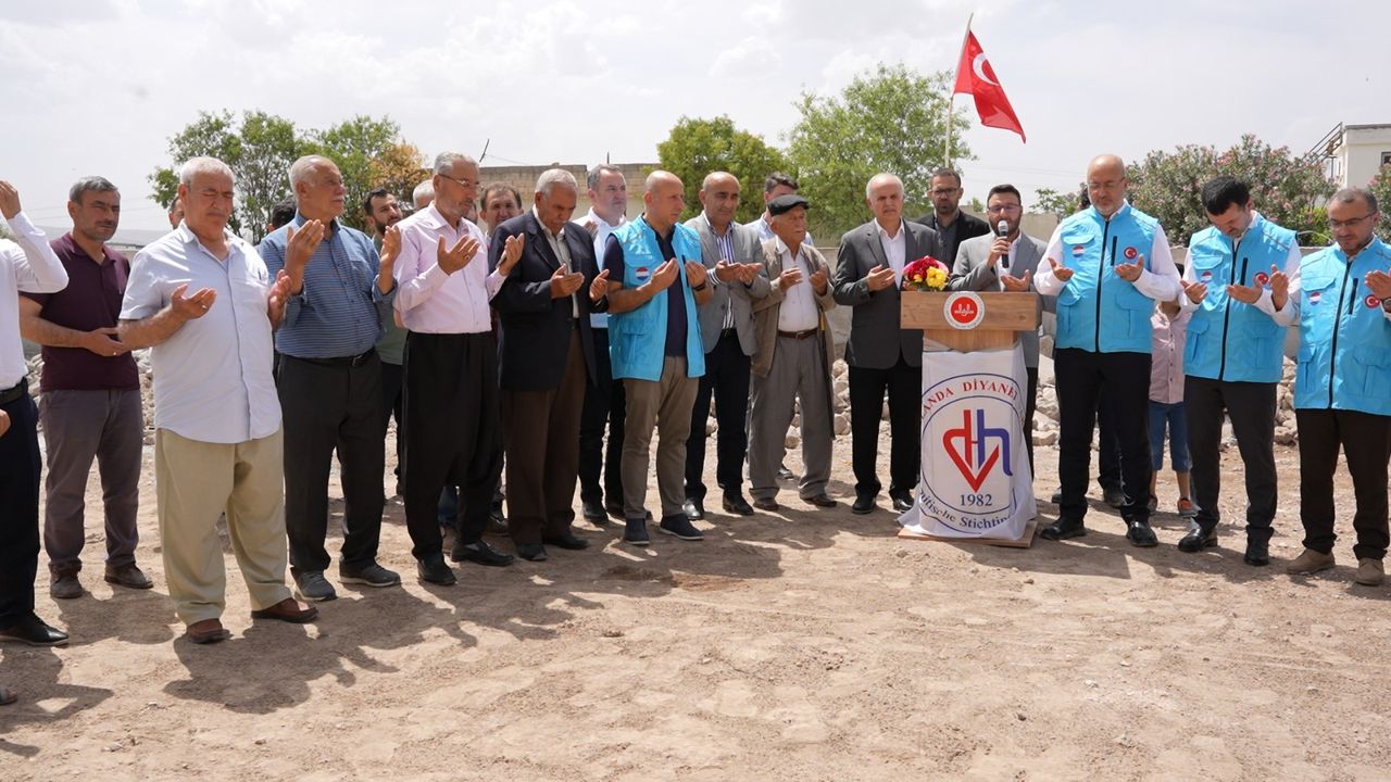 Deprem yıktı, dualar yükseltti:  Araban Merkez Camii Hollanda Diyanet Vakfı öncülüğünde yeniden inşa ediliyor