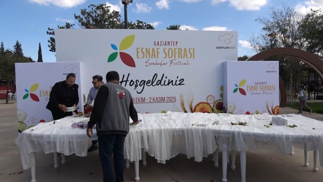 Gaziantep’te ‘Esnaf Sofrası Gastronomi Festivali’ başladı