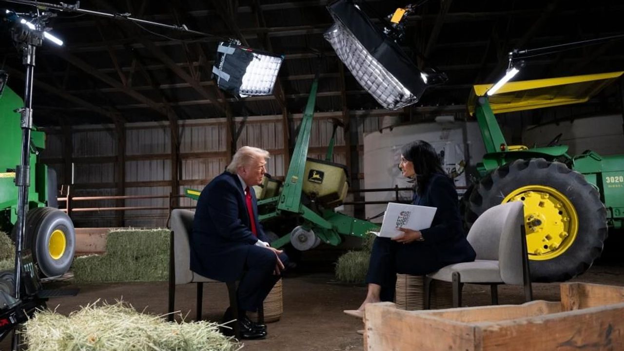Trump'tan İran açıklaması: Sinirlendi ve röportajı yarıda ke