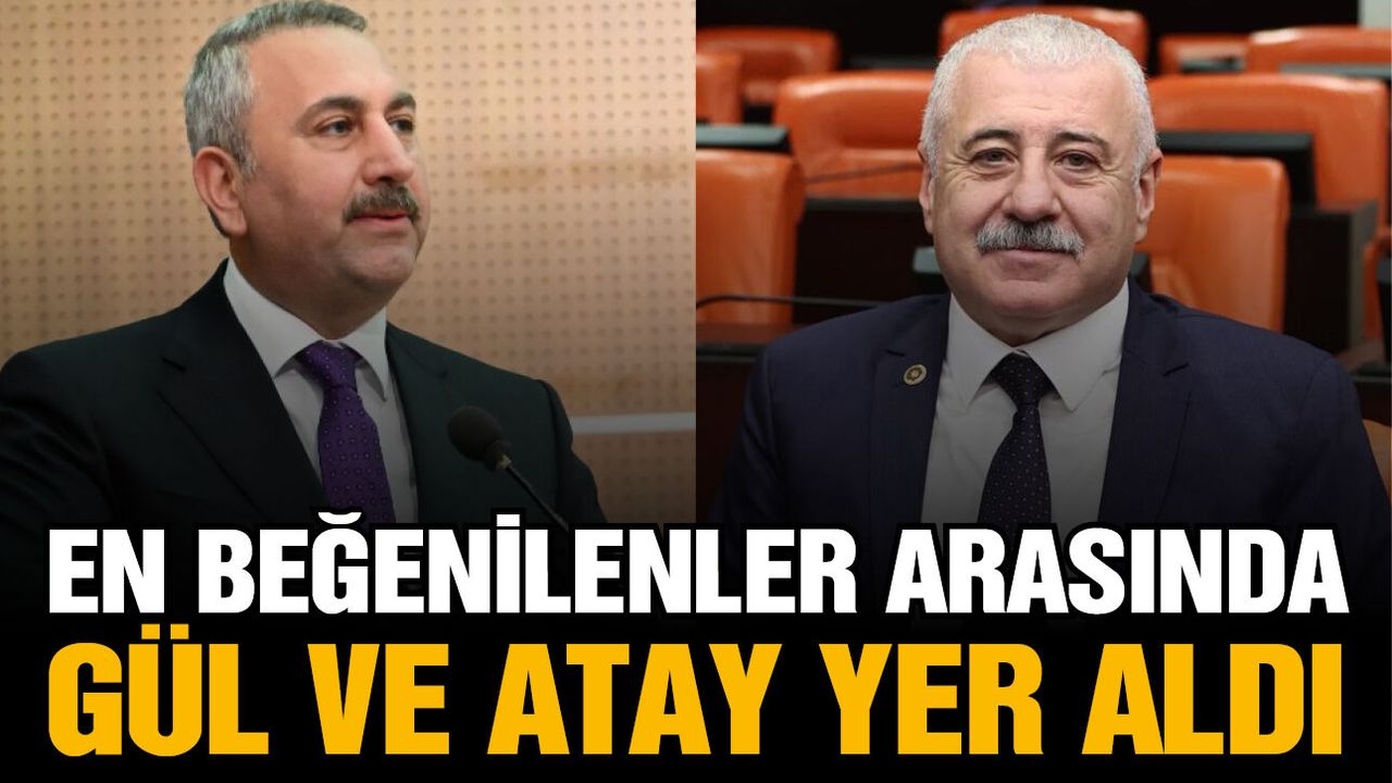 Bölgenin en beğenilen milletvekilleri listesinde Gaziantep’ten 2 isim