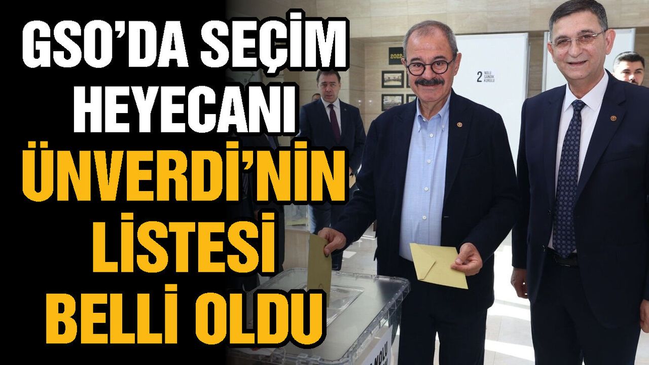 Gaziantep Sanayi Odası'nda seçim heyecanı! Ünverdi'nin listesi belli oldu... İşte o isimler
