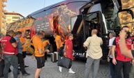 Galatasaray Gaziantep'e geldi! Taraftarlardan yoğun ilgi