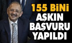 Bakan Özhaseki açıkladı! 155 bini aşkın başvuru yapıldı