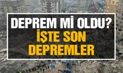 Deprem mi oldu? İşte son depremler 4 Eylül 2023 Pazartesi