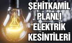 Şehitkamil planlı elektrik kesintileri | 27 Eylül Çarşamba