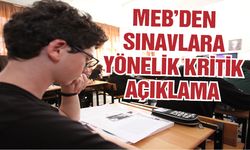 MEB’den sınavlara yönelik açıklama: Sistem değişti