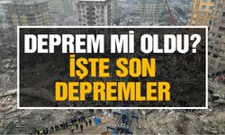 Deprem mi oldu? İşte son depremler! 08 Eylül Cuma