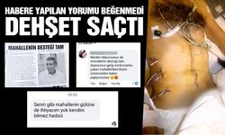 Habere yapılan yorumu beğenmeyip dehşet saçtı
