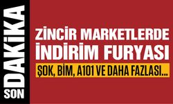 Zincir marketlerde indirim furyası