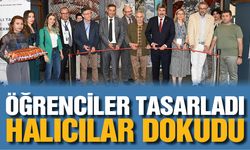 Öğrenciler tasarladı halıcılar dokudu