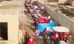 Gaziantep'in kırsal mahallelerinde 29 Ekim ve 100. yıl coşkusu