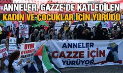 Anneler, Gazze'de katledilen kadın ve çocuklar için yürüdü