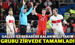 Galler ile berabere kalan Milli Takım, grubu zirvede tamamladı