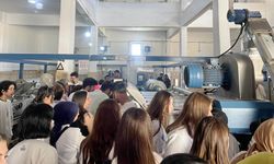 GAÜN öğrencilerinden zeytinyağı fabrikasına ziyaret