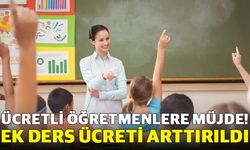 Ücretli Öğretmenlere Müjde! Ek Ders Ücreti Arttırıldı