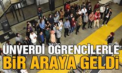 Ünverdi, üniversite öğrencileriyle buluştu