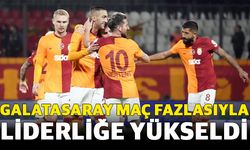 Galatasaray maç fazlasıyla liderliğe yükseldi