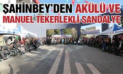 Şahinbey’den akülü ve manuel tekerlekli sandalye