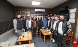 Tahmazoğlu görev başındaki çalışanları ziyaret etti