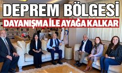 Deprem bölgesi dayanışma ile ayağa kalkar