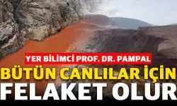 Yer Bilimci Prof. Dr. Süleyman Pampal, "Bütün canlılar için felaket olur"
