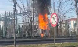 Trafo Merkezinde Korkutan Yangın