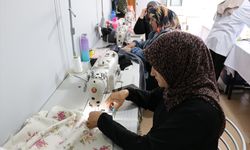 Gaziantep’in  Depremzede Kadınları Katıldıkları Kurslarda Sosyalleşiyor!