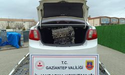 Gaziantep Jandarma’dan Çalıntı Araç Motoru Operasyonu