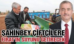 Fırat'ın Suyu Gaziantep'in Çiftçilerine Umut Olacak