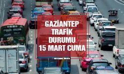 Gaziantep Trafik Yoğunluk Haritası | 15 Mart 2024 Cuma