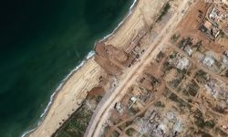 Gazze Kıyısına Yapılacak Limanın İnşası Uzaydan Görüntüledi