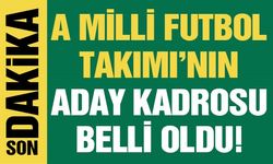 A Milli Takım Aday Kadrosu Belli Oldu: 2 Yıldıza Milli Davet