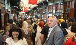 Gaziantep’in Bakırcılar Çarşısı’nda Bayram Ve Tatil Yoğunluğu