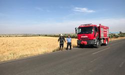 Gaziantep Büyükşehir İtfaiye Ekipleri Mahsul Nöbetinde