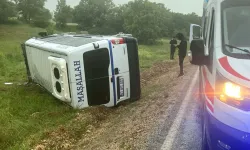 Sera İşçilerini Taşıyan Minibüs Devrildi: 14 Yaralı