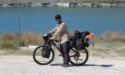 Gaziantep'ten bisikleti ile Türkiye turuna çıktı