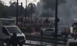 İşte, Gaziantep'te tramvay yangınından yeni görüntü...