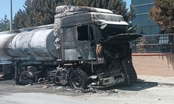 Gaziantep’te tır alev aldı! Sürücü ağır yaralı